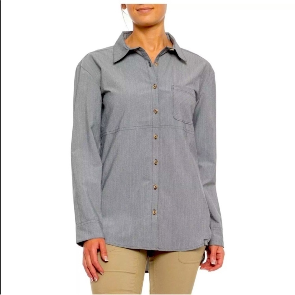 Nwt The North Face Stevie Gray Long Sleeve Performance Hiking Shirt